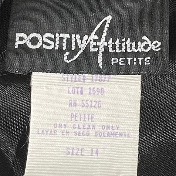 *Positive Attitude Women's Petite A-Line Dress Size14 - Picture 10 of 12